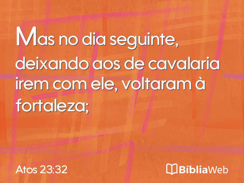 Atos 23:32 em imagem para compartilhar