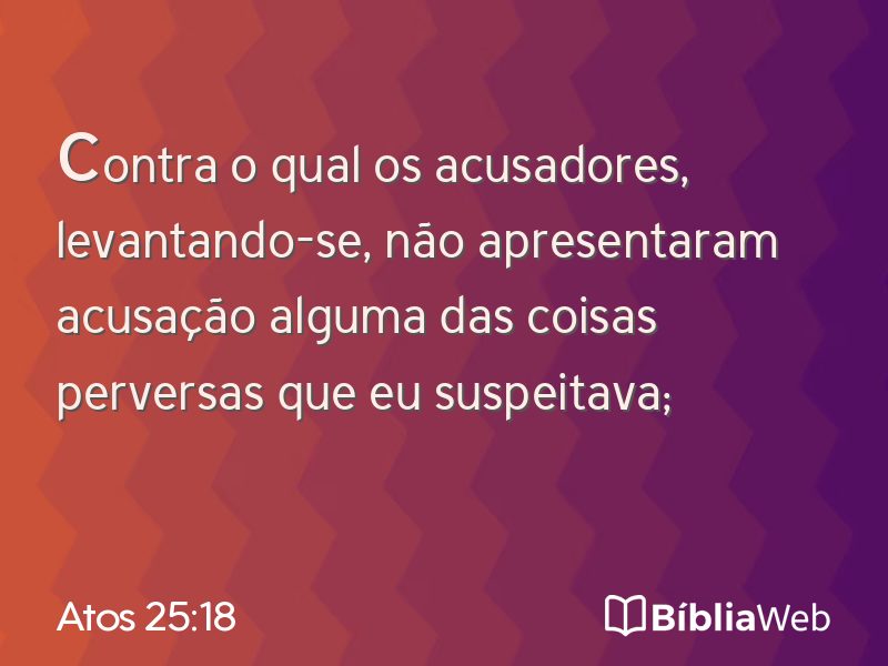 Atos 25:18 em imagem para compartilhar