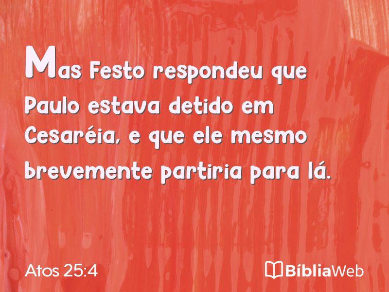 Atos 25:4 em imagem para compartilhar