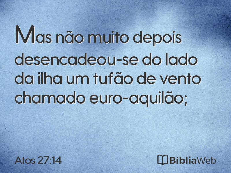 Atos 27:14 em imagem para compartilhar
