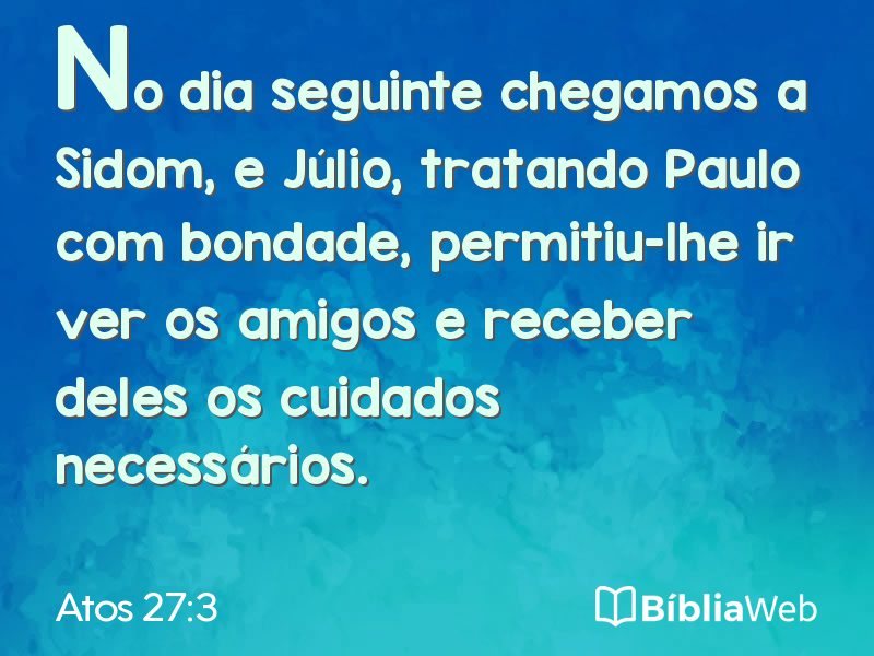 Atos 27:3 em imagem para compartilhar