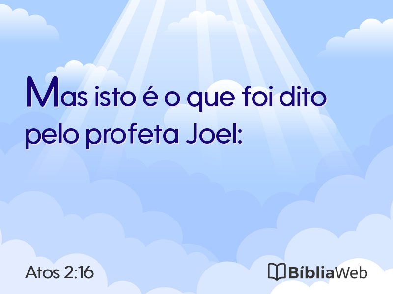 Atos 2:16 em imagem para compartilhar