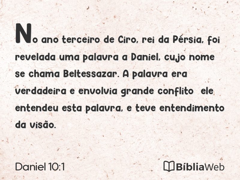 Daniel 10:1 em imagem para compartilhar