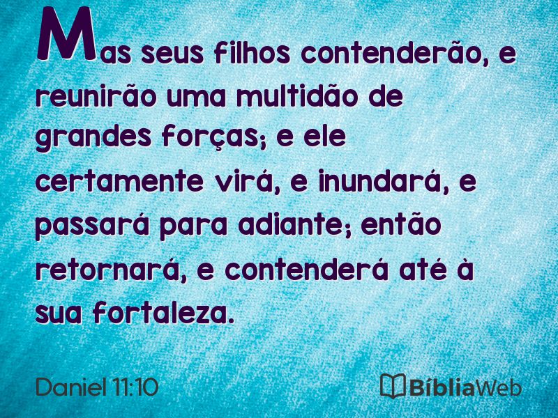 Daniel 11:10 em imagem para compartilhar