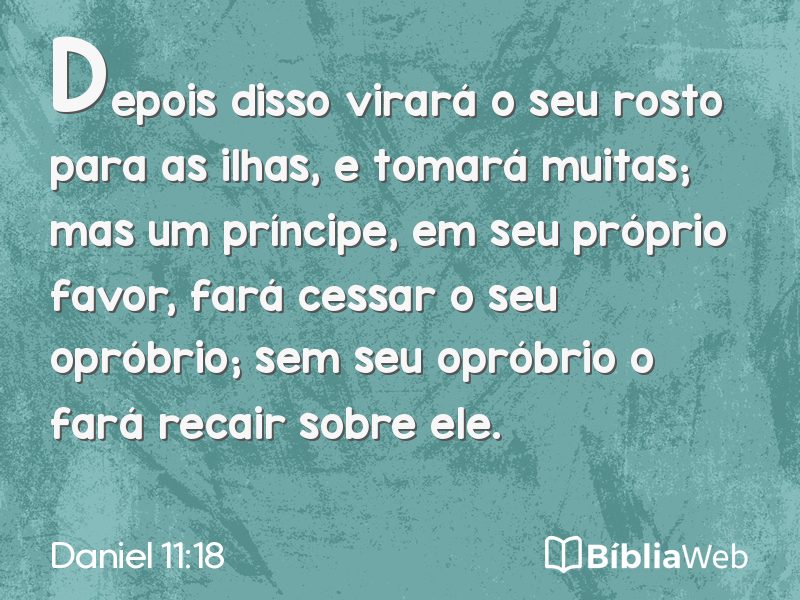 Daniel 11:18 em imagem para compartilhar