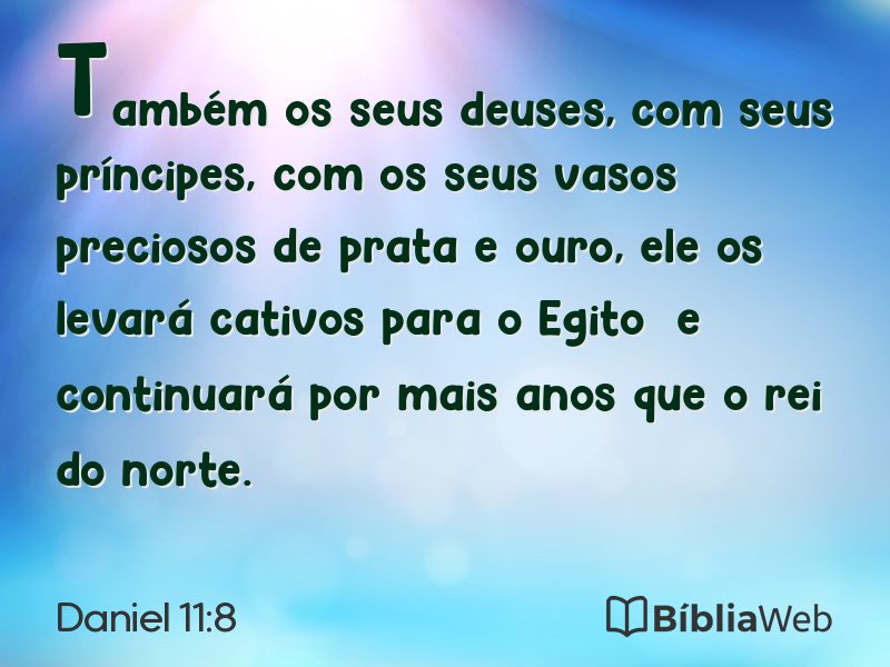 Daniel 11:8 em imagem para compartilhar