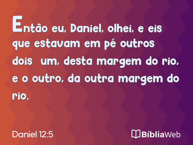 Daniel 12:5 em imagem para compartilhar