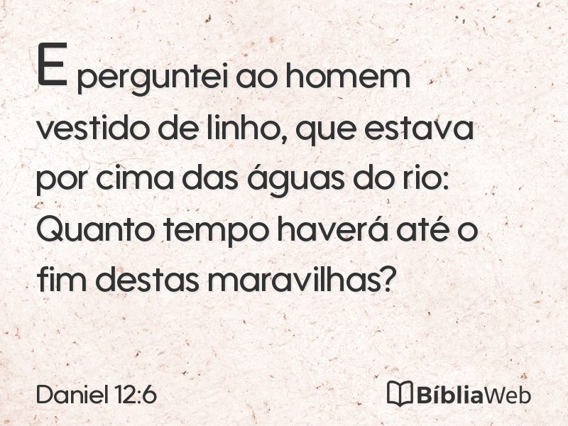 Daniel 12:6 em imagem para compartilhar