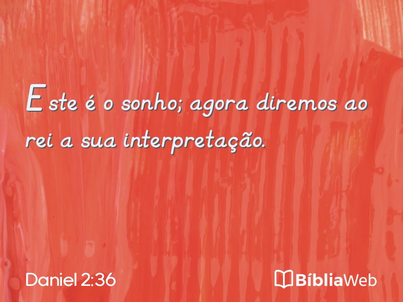 Daniel 2:36 em imagem para compartilhar