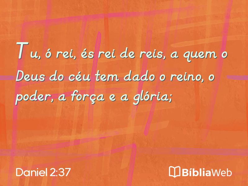 Daniel 2:37 em imagem para compartilhar