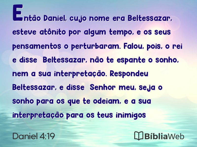 Daniel 4:19 em imagem para compartilhar