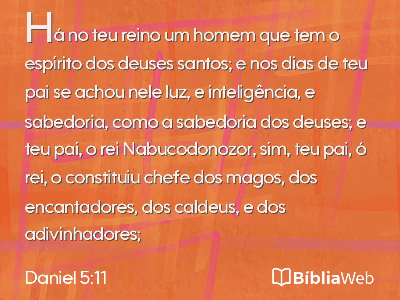 Daniel 5:11 em imagem para compartilhar