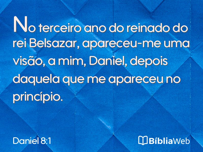 Daniel 8:1 em imagem para compartilhar