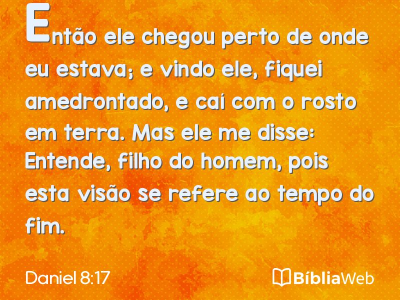 Daniel 8:17 em imagem para compartilhar