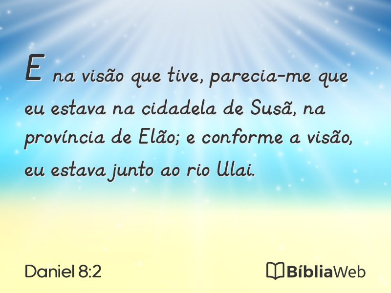 Daniel 8:2 em imagem para compartilhar