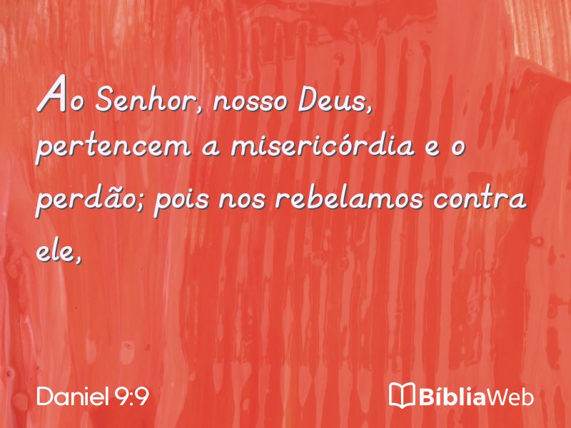 Daniel 9:9 em imagem para compartilhar