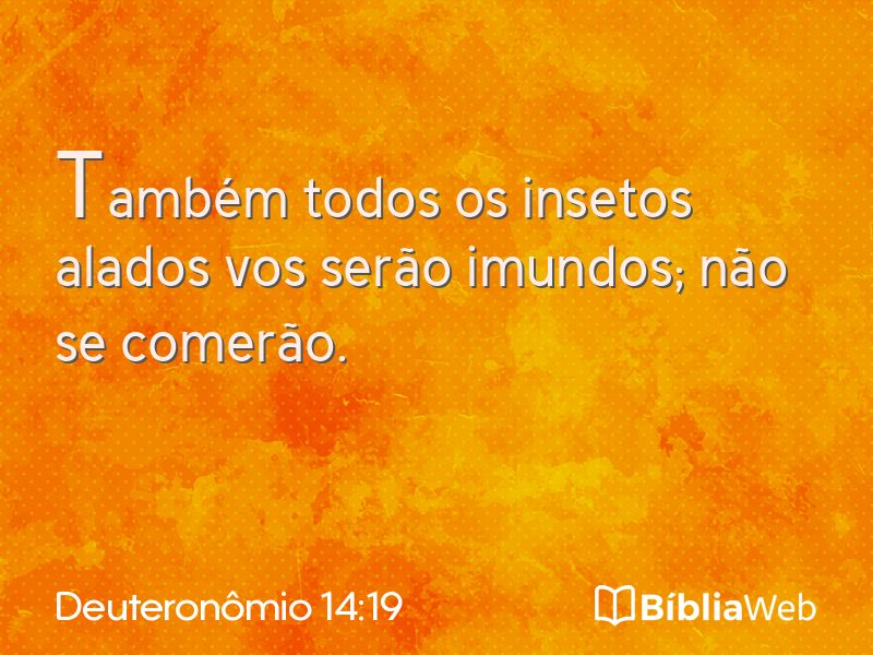 Deuteronômio 14:19 em imagem para compartilhar