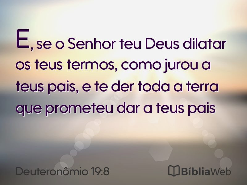 Deuteronômio 19:8 em imagem para compartilhar