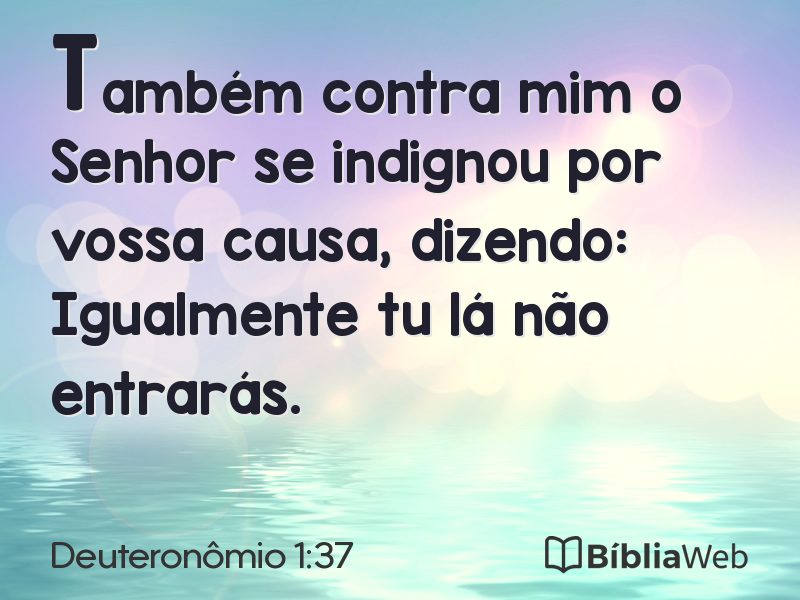 Deuteronômio 1:37 em imagem para compartilhar