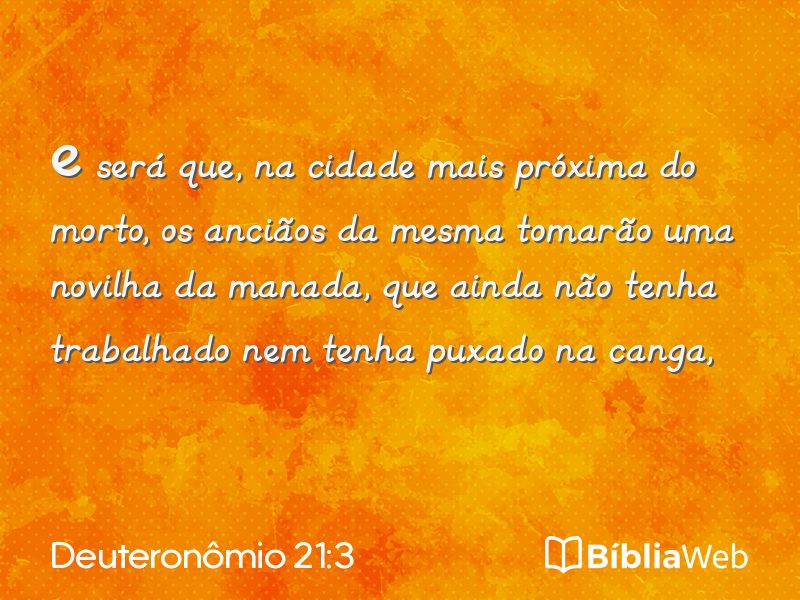 Deuteronômio 21:3 em imagem para compartilhar
