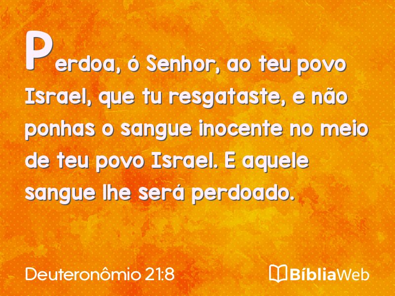 Deuteronômio 21:8 em imagem para compartilhar