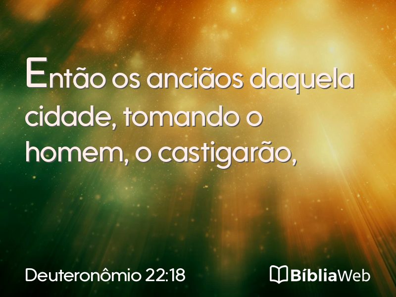 Deuteronômio 22:18 em imagem para compartilhar