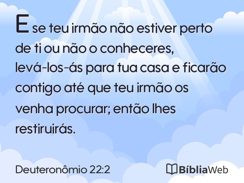 Deuteronômio 22:2 em imagem para compartilhar
