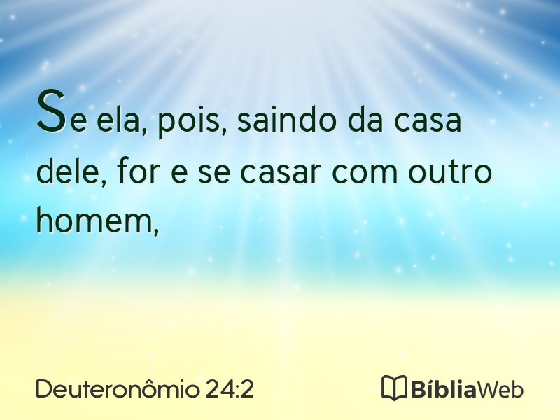 Deuteronômio 24:2 em imagem para compartilhar