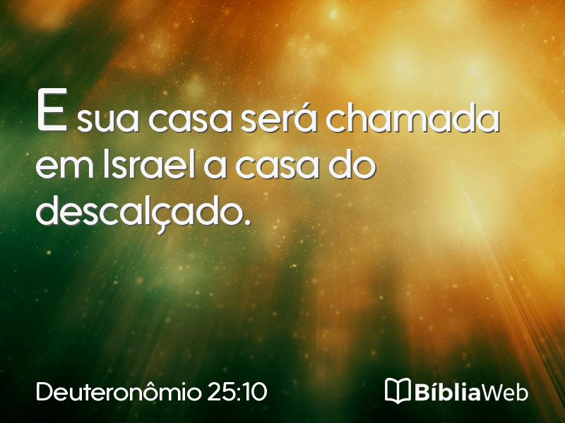Deuteronômio 25:10 em imagem para compartilhar