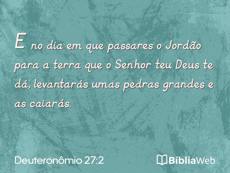Deuteronômio 27:2 em imagem para compartilhar