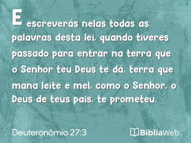 Deuteronômio 27:3 em imagem para compartilhar