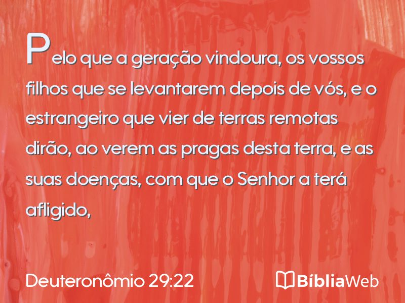 Deuteronômio 29:22 em imagem para compartilhar
