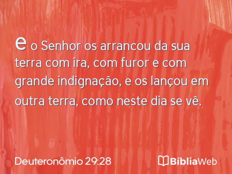 Deuteronômio 29:28 em imagem para compartilhar