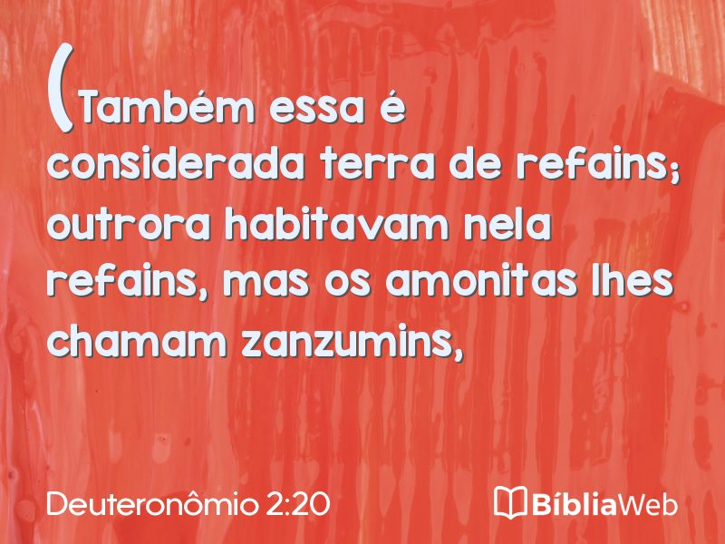 Deuteronômio 2:20 em imagem para compartilhar