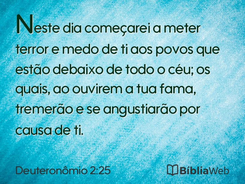 Deuteronômio 2:25 em imagem para compartilhar