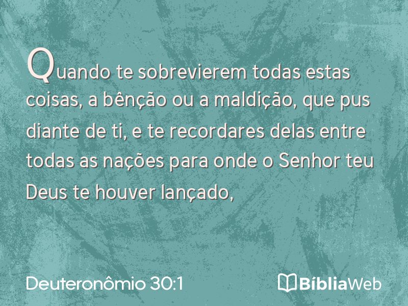 Deuteronômio 30:1 em imagem para compartilhar