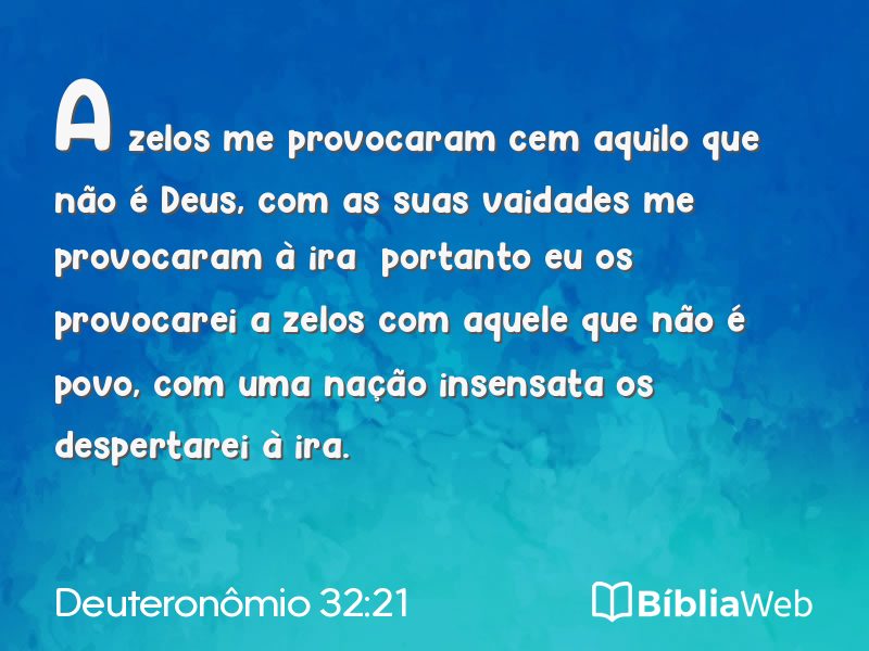 Deuteronômio 32:21 em imagem para compartilhar