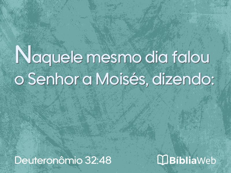Deuteronômio 32:48 em imagem para compartilhar