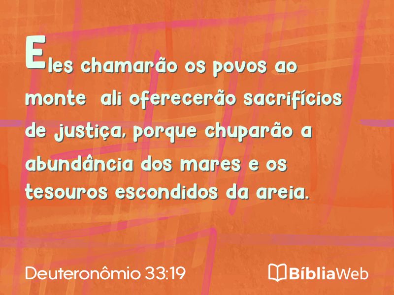 Deuteronômio 33:19 em imagem para compartilhar