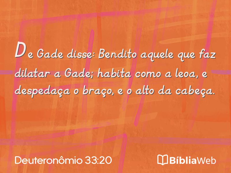 Deuteronômio 33:20 em imagem para compartilhar