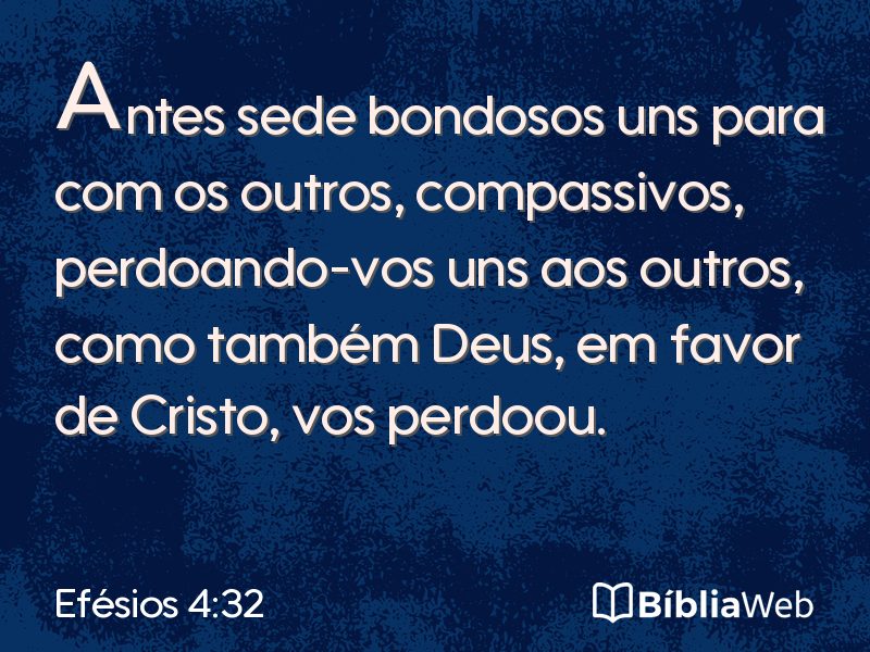 Efésios 4:32 em imagem para compartilhar