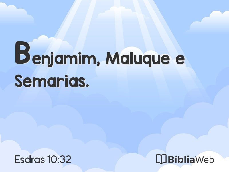 Esdras 10:32 em imagem para compartilhar