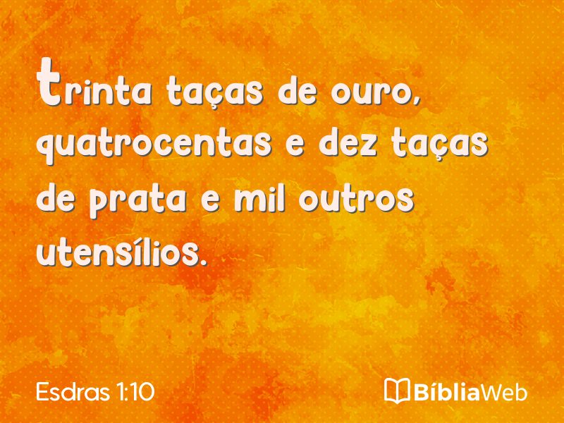 Esdras 1:10 em imagem para compartilhar