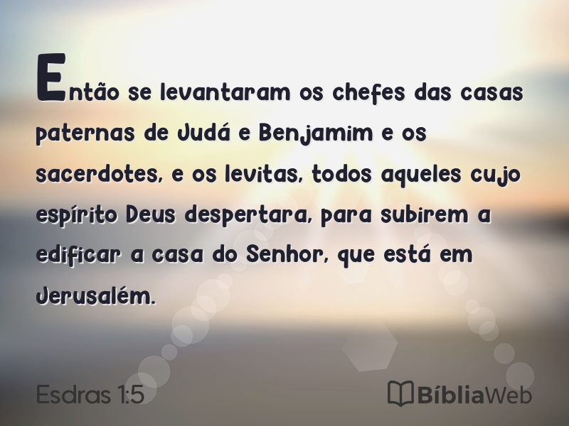 Esdras 1:5 em imagem para compartilhar