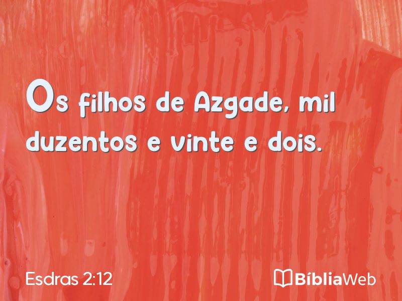 Esdras 2:12 em imagem para compartilhar