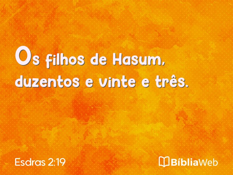 Esdras 2:19 em imagem para compartilhar