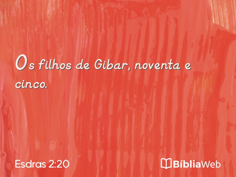 Esdras 2:20 em imagem para compartilhar