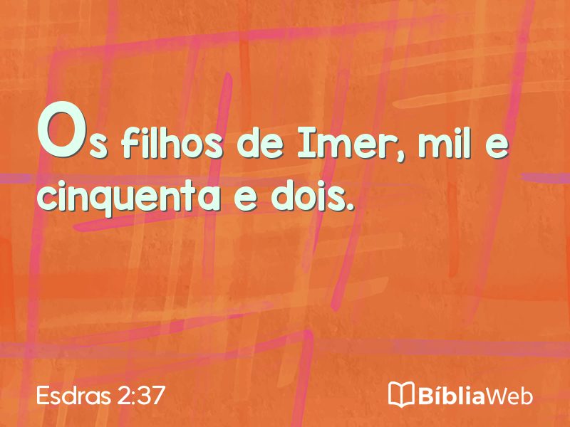 Esdras 2:37 em imagem para compartilhar