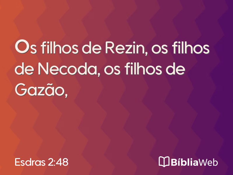 Esdras 2:48 em imagem para compartilhar