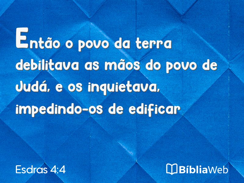 Esdras 4:4 em imagem para compartilhar